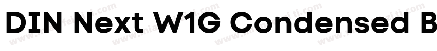 DIN Next W1G Condensed Bold字体转换